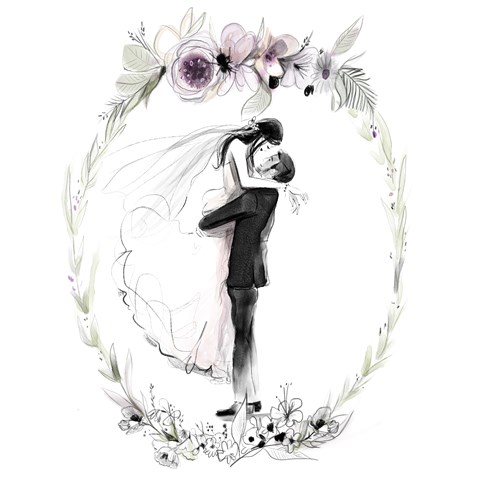 Lucy+Truman+Wedding+Suite+illustration+ Wedding+invitation+bride+and+groom+decorative+design+art (1)